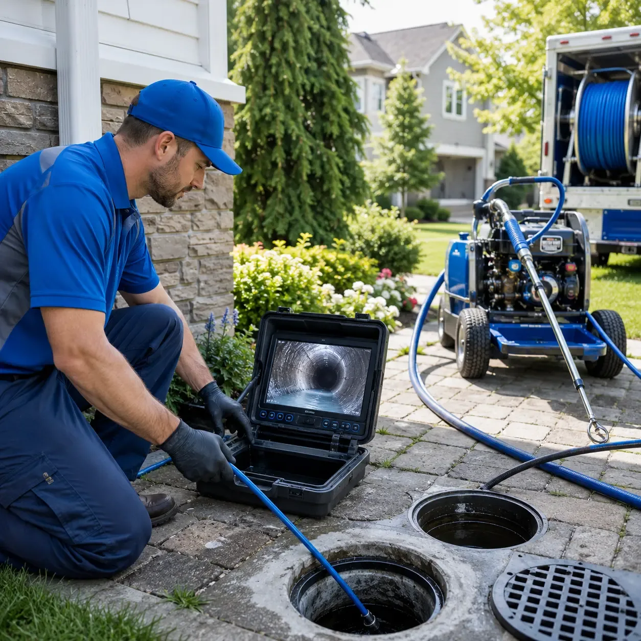 Outdoor drain cleaning professionals serving Mexia, TX